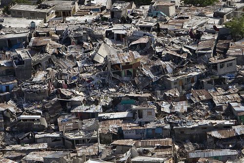 Damage from the 2010 Haiti earthquake