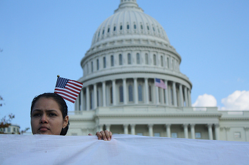 Immigration activists marched on the Capitol last October - Photo: Jelena Kopanka/Fi2W