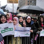 Protest in NYC Against Congressional Hearings on Threat of Homegrown Islamic Terrorism
