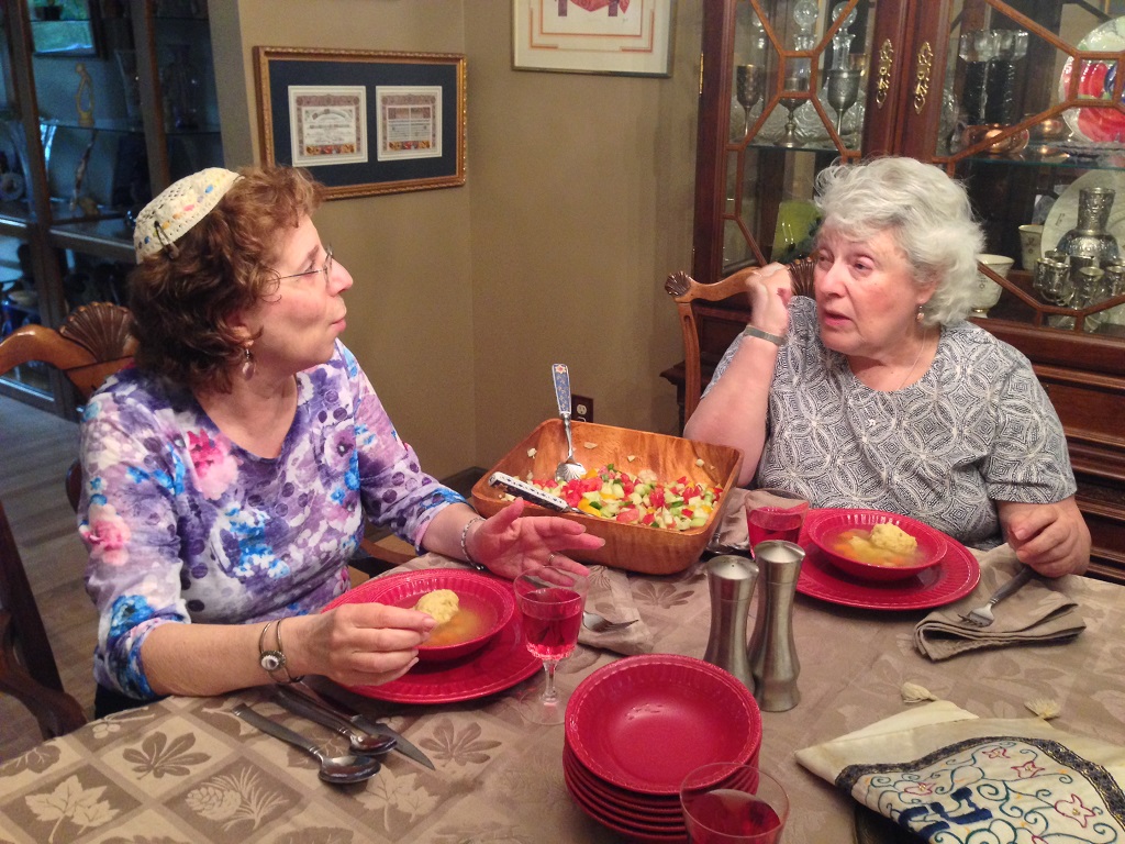 Rabbi Debra Smith and Barbara Meltz - Photo by Ramaa Raghavan
